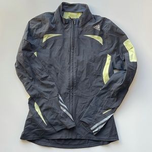 Adidas ladies running flight jacket full zip size small @s
